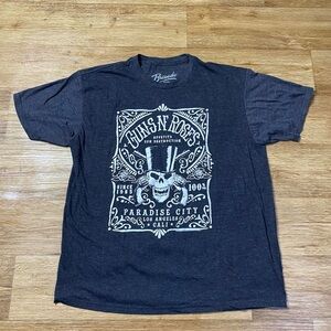 Grey Guns N' Roses tee